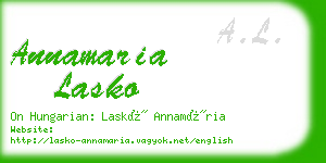 annamaria lasko business card